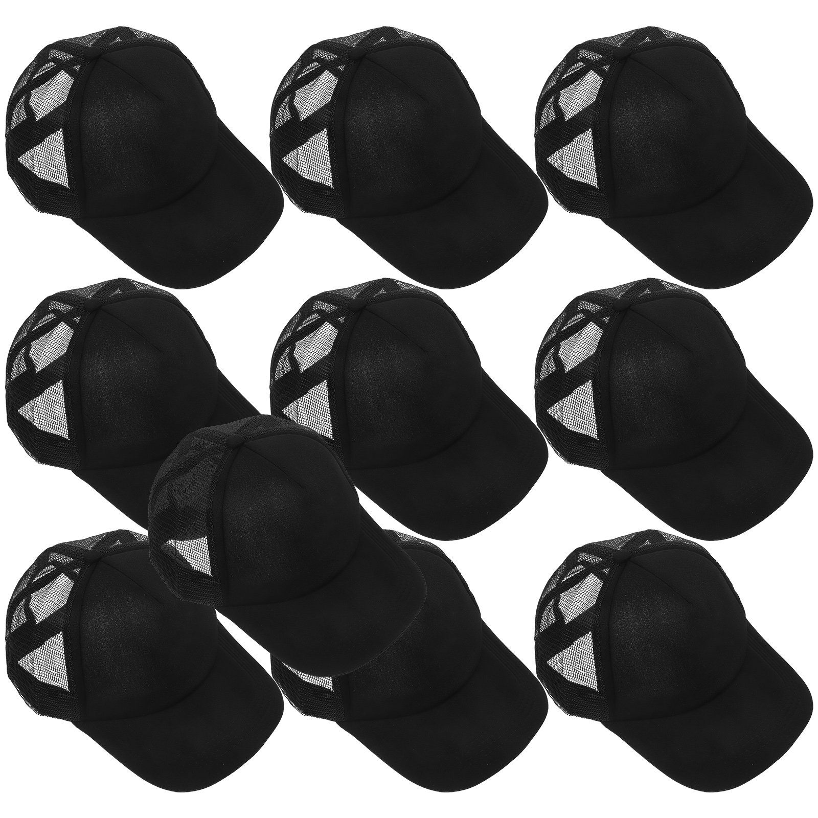 Hat Sublimation Blank - 10 Adet Boş Sublimasyon Fileli Beyzbol