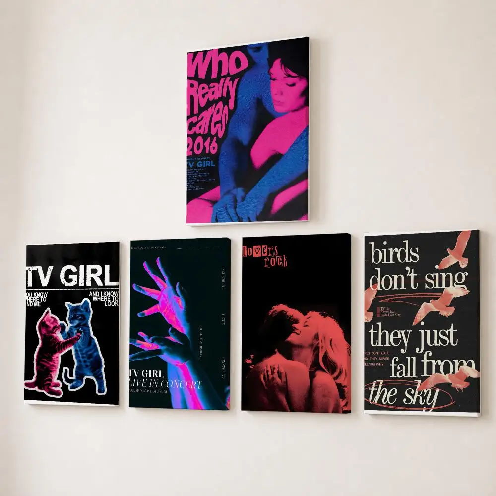 Canvas Wrap Ready - Müzik Grubu TV G-Girl Tablosu Kaligrafi