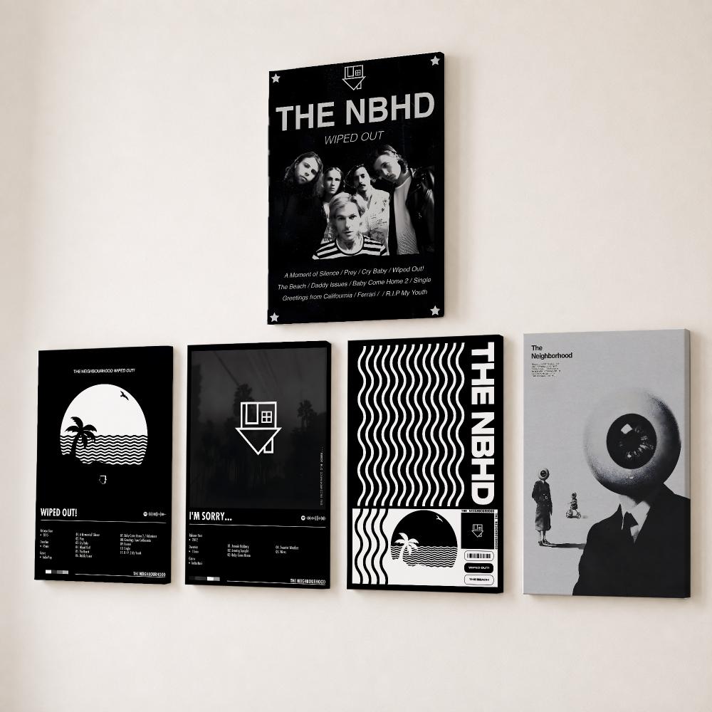 Canvas Wrap Ready - Rock Grubu The N-Neighborhood Tablo Kaligrafi