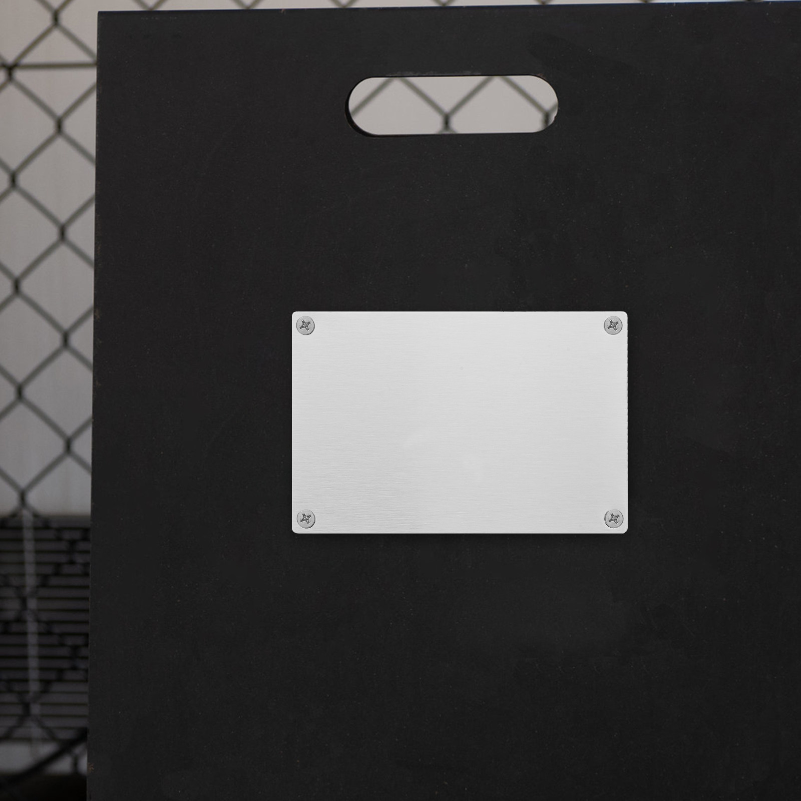 Yard Sign Blank - 5 Adet Paslanmaz Çelik Boş Tabela