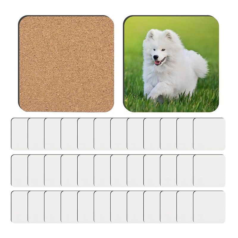 YENİ SICAK Stokta-36 ADET Sübl - Coaster Sublimation Blank incelemesi ve fiyatı
