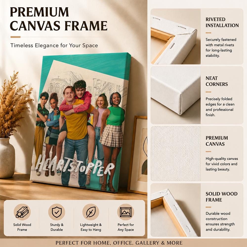 TV Hot H-Heartstopper Film Tab - Canvas Wrap Ready incelemesi ve fiyatı