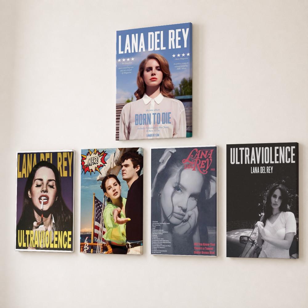 Ünlü Şarkıcı L-Lana Del Rey Ta - Canvas Wrap Ready incelemesi ve fiyatı