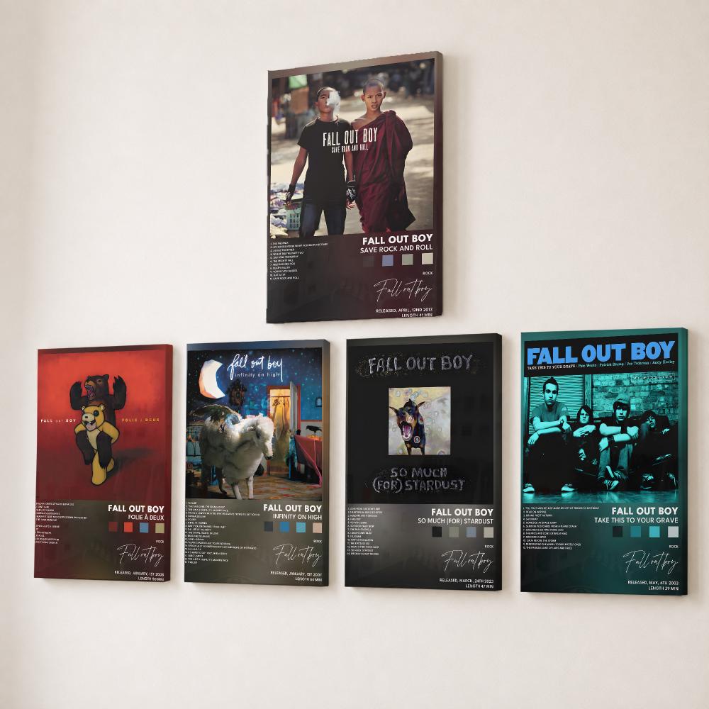 Rock Grubu F-Fall Out Boy Müzi - Canvas Wrap Ready incelemesi ve fiyatı