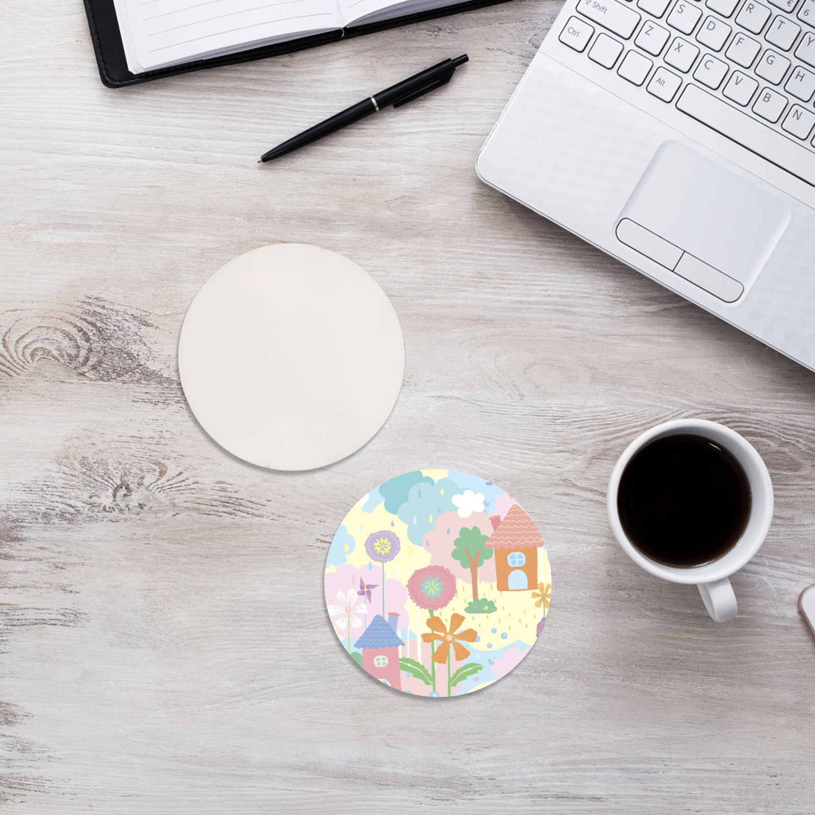 10 Adet Süblimasyon Ahşap Bard - Coaster Sublimation Blank incelemesi ve fiyatı